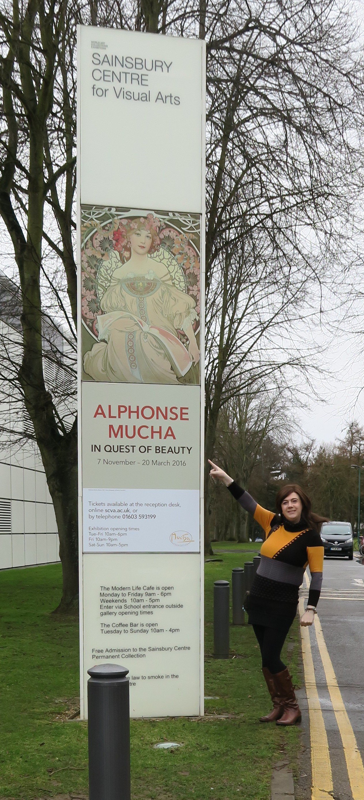 Alfonse Mucha exhibition. Sainsbury Centre for Visual Arts University of East Anglia