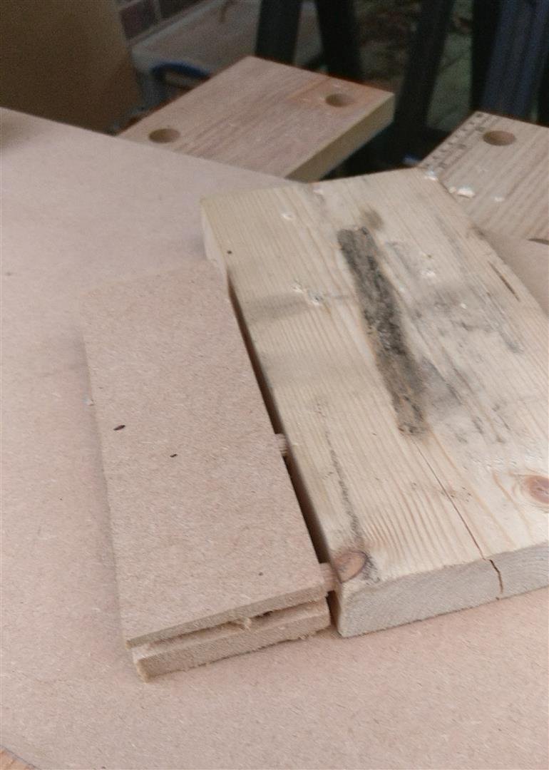 Split wood