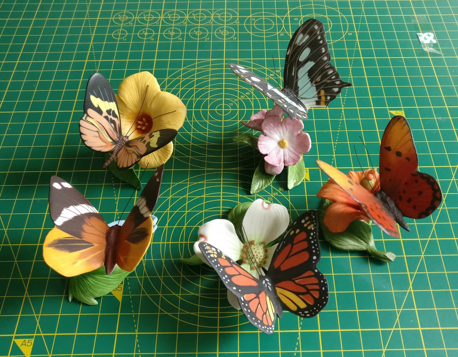 Butterflies by Franklin Mint