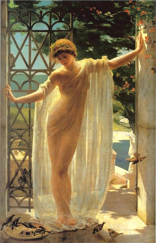 "Lesbia" by John Reinhard Weguelin